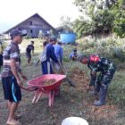 Babinsa Merakai Himbau Warga Ciptakan Lingkungan Bersih