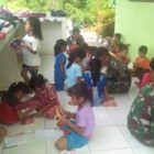Wujud Kepedulian, Satgas 643 Ajari Anak Perbatasan Calistung