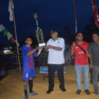 Bupati Sintang Hadiri Penutupan Turnamen Sepak Bola Pantra Cup Di Desa Perembang Kec Sungai Tebelian