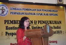 Sekda Sintang Kukuhkan Tim Pesparani Sintang