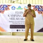 Bupati Sintang Resmi Dan Canangkan Festival Kampung Lestari dan Taman Baca Masyarakat Desa Merah Arai