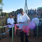 Bupati Sintang Resmikan Pelayanan Aliran Listrik PLN Desa Semajau Mekar, Ketungau Hilir