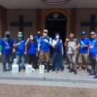 Anggota Fraksi Partai Demokrat Lakukan penyemprotan Disinfektan