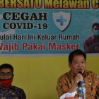 Wabup Sintang Himbau Warga Tempunak Bahu Membahu Hadapi Pandemi Corona