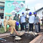 Jarot Letakan Batu Pertama Pembangunan Gedung Baru MUI Sintang