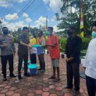 Ketua DPRD Sintang Hadiri Penyaluran Bansos Polres Sintang