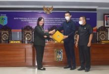 DPRD Sintang Paripurnakan Penyampaian Jawaban Eksekutif Terhadap PU Fraksi DPRD
