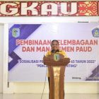 Wabup Sintang Buka Kegiatan Pembinaan Kelembagaan dan Manajemen PAUD