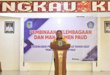 Wabup Sintang Buka Kegiatan Pembinaan Kelembagaan dan Manajemen PAUD
