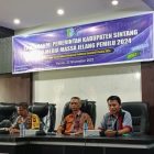 Silaturahmi Dengan Jurnalis,Ini Yang Disampaikan Ketua KPU,Polres, Dan Bawaslu Sintang