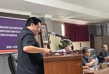 Harjono Sampaikan Pandangan Umum Fraksi Golkar