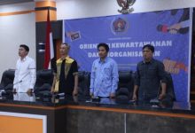 Kepala Dinas Kominfo Sintang Paulinus Buka Orientasi Kewartawanan dan Keorganisasian PWI Kabupaten Sintang
