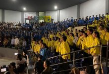 Nekodimus Hadiri Dialog Pemuda Adu Gagasan Calon Kepala Daerah Sintang 2024