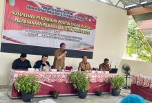 Buka Sosialisasi Pendidikan Politik, Ini Yang Disampaikan kusnidar