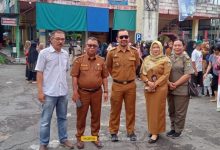 Tinjau Oprasi Pasar, Ini Yang Disampaikan Camat Sintang