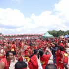Ribuan Pasukan Merah TBBR Tampilkan Atraksi Budaya Spektakuler di Pembukaan PGD Sintang XII