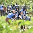 Semangat Gotong Royong Mewarnai Hari Keempat Raimuna Daerah Kalbar di Sintang