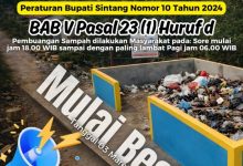DLH Sintang Gencarkan Sosialisasi dan Penertiban Jam Buang Sampah untuk Wujudkan Kota Bersih dan Nyaman