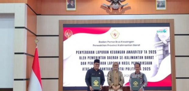 Kesbangpol Sintang Hadiri Penyerahan Laporan Keuangan dan Hasil Pemeriksaan Dana Parpol se-Kalbar Tahun 2025