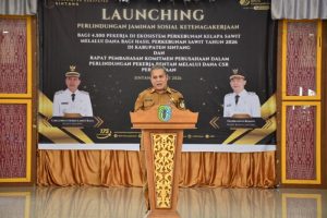 Pemkab Sintang Luncurkan Program Perlindungan Jaminan Sosial Ketenagakerjaan