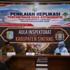 Sekda Sintang Buka Penilaian Replikasi Desa Antikorupsi