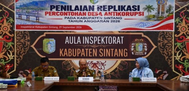 Sekda Sintang Buka Penilaian Replikasi Desa Antikorupsi